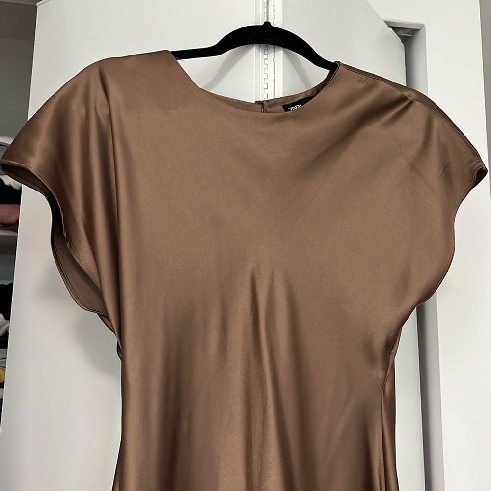 Gold dress